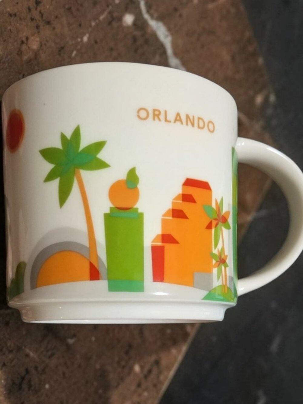 Starbucks Orlando You Are Here Collection 2015 14 oz. Coffee Mug Cup